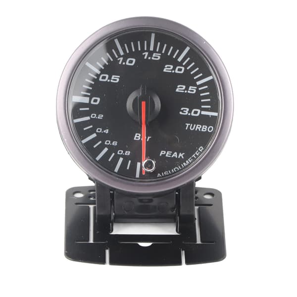 2,5 tommer 60 mm 3,0 bar LED Bilmodifikasjon Turbo Boost Måler Pointer DC12V
