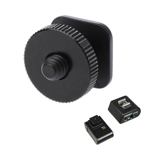 1/4' Enkeltlags Stativmonteringsskrue til Studio Flash Hot Shoe Adapter til Nikon_tfrf
