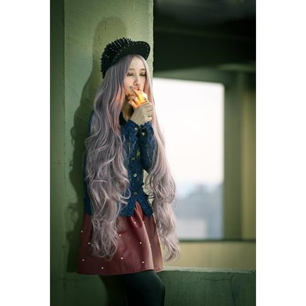 75 cm/29,5\" parykk lang rett Cosplay Halloween ingen lugg parykk for kvinner