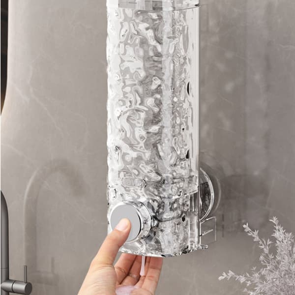 2 - stykker - 450 - ml - 22 - 5 - 9 - 7 - 4 - cm - Vægmonteret - sæbedispenser - hul - Håndsæbedispenser - med - Hotelshampoo