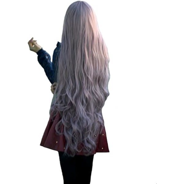 75 cm/29,5\" parykk lang rett Cosplay Halloween ingen lugg parykk for kvinner