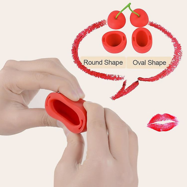 Cherry Lip Plumper Tool Selvsugande Plumping Device For fylligare läppar Naturlig Omedelbar Lip Enhancement Kit