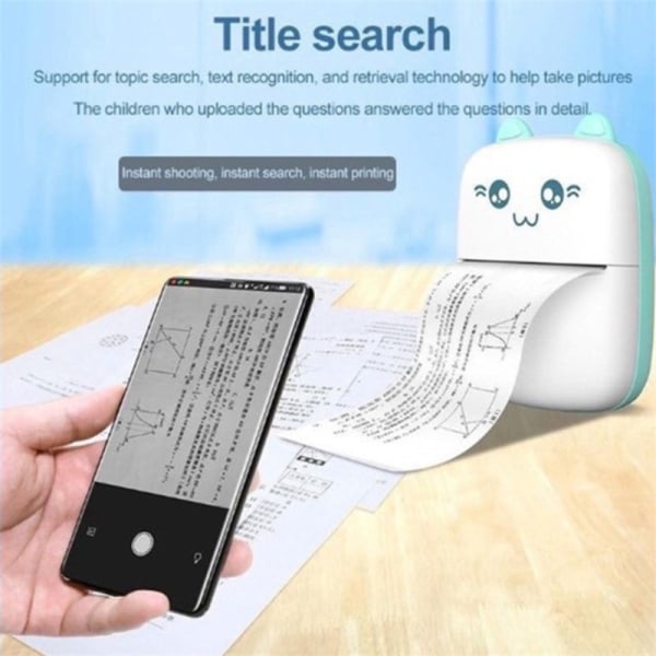 Termisk Bluetooth-skriver Mini Pi Paper