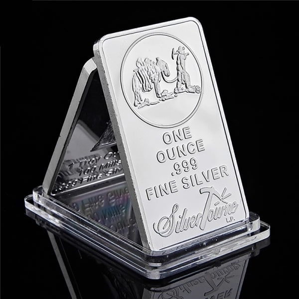 Prospektör 1OZ 999 Värde Fint Silvertacka US Union Meta onesize