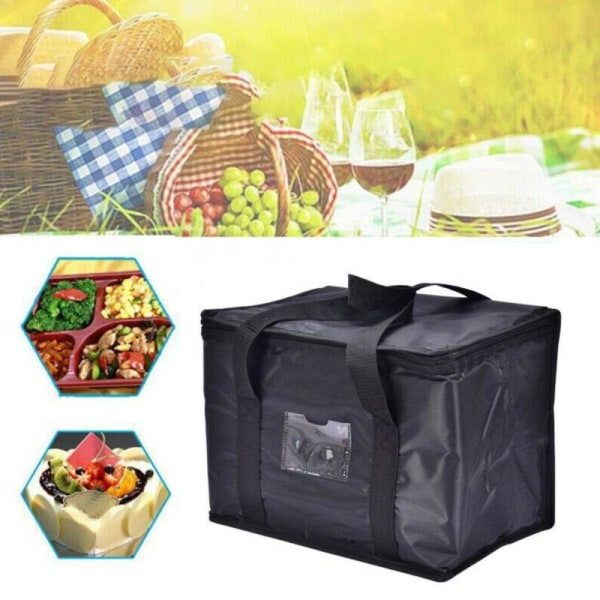 Ekstra stor køletaske køleboks picknick camping is sort 2