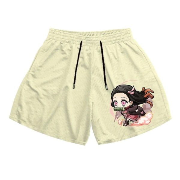 Sommaren casual anime shorts hurtigtorkande mode fitness shorts style 1 3XL zdq