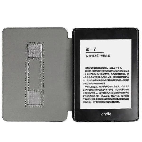 Premium PU Läderfodral för Kindle 6-tum (11:e generationen, släppt 2022)-Perfet Iron Tower_tfrf Iron Tower