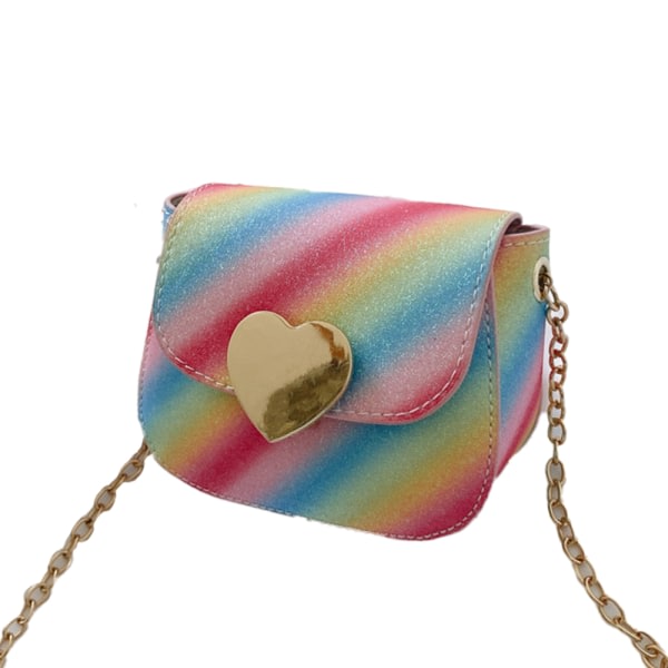 Liten flickväska Söt Mini Toddler Cross-body väska Barn