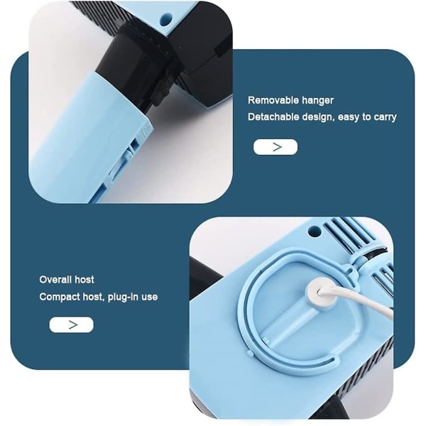 Intelligent elektrisk torkhängare Resetork Bärbar hopfällbar torktumlare for hemmet Torkhängare blå