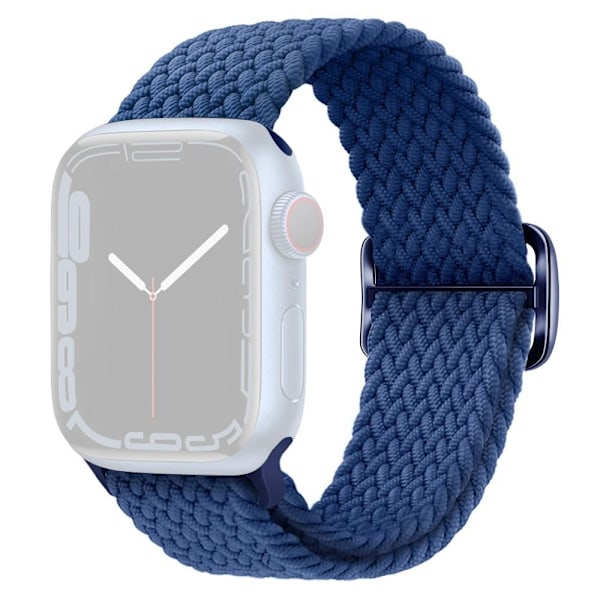 SKALO Punottu kangasranneke Apple Watch SE 40mm - Useita värejä Blue Blå