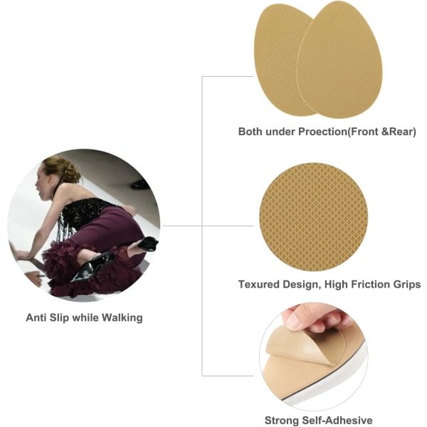 Skridsikre greb til bunden af sko. Sko Traction Pads. Antisko