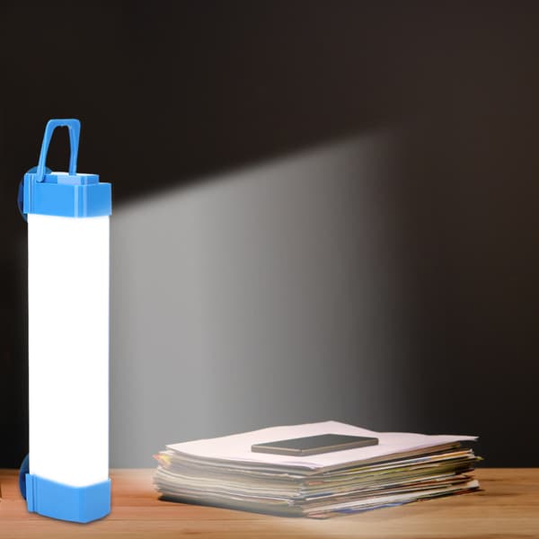 Bærbar multifunksjonell USB-oppladbar LED-campingnødlampe