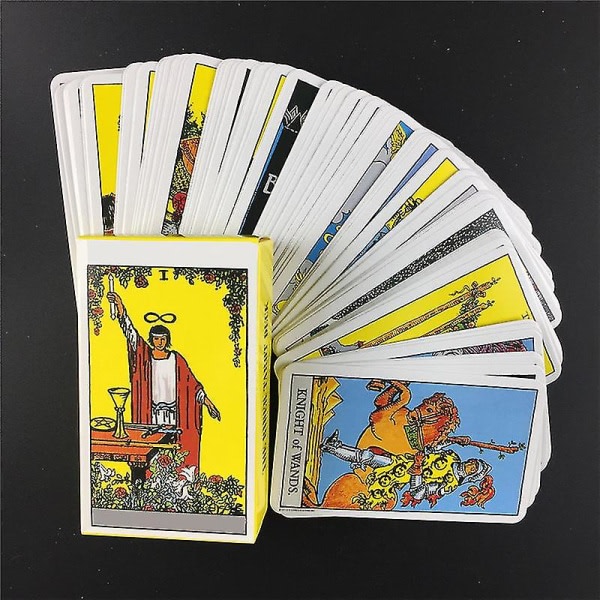 Heta Sälj tarotkort för spådom personligt bruk Tarotdäck Full engelsk version 78st Tt05 zdq