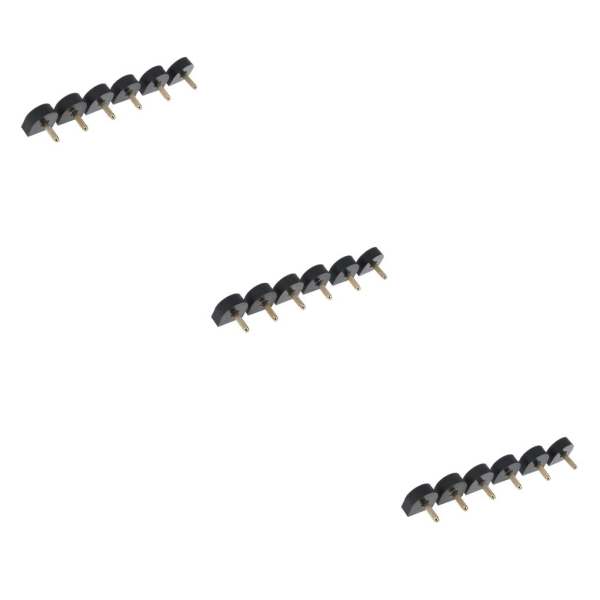 1/2/3/5 3 par korkokorkar Taps Skoreparationsbyte Svart 8mm 3PCS