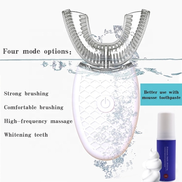 Electric Toothbrush 360° Automatic Ultrasonic Toothbrush