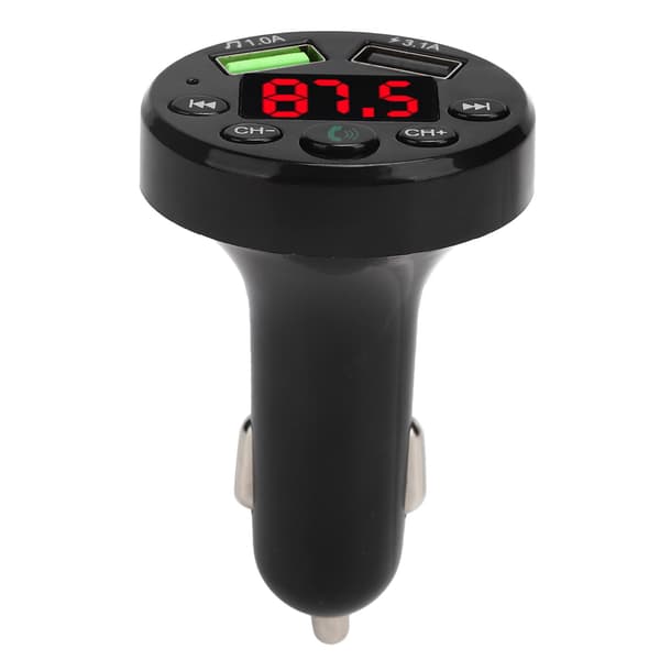 E6 Bil Bluetooth 5.0 MP3-spelare Modulator Dubbel USB Snabbladdning FM-adapter Sändare_tfrf