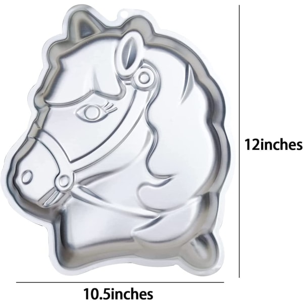 Anodiseret Unicorn kageform i aluminium
