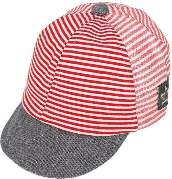 Babycaps | kul | justerbar | rød/hvit