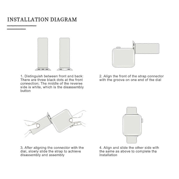 Urrem til Apple Watch Serie 10 42mm Style O