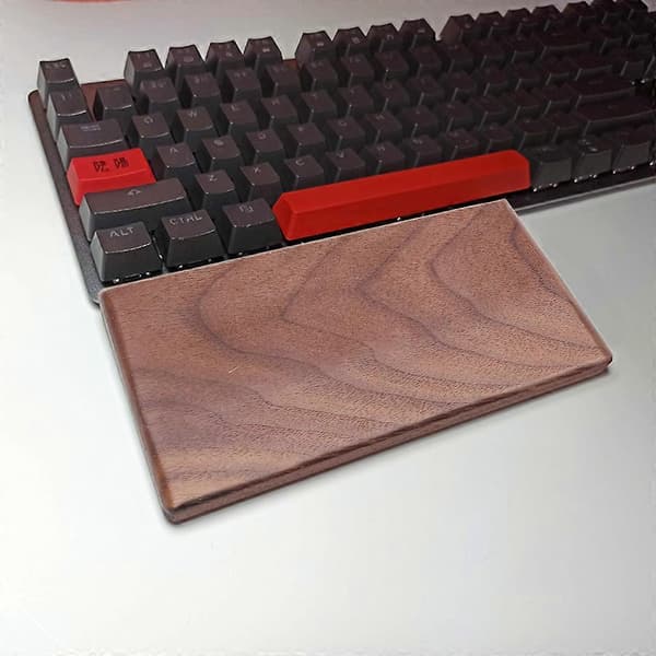 Handledsstöd i massivt trä, handledsstöd för kontor och gaming (enkel hand)_tfrf