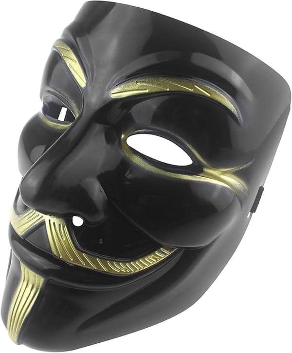 Hacker Mask V för Vendetta Mask Barn Kvinnor Män Kostym Cosplay-tfrf