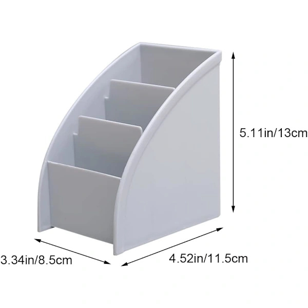Desktop Organizer Trapezoid Remote Control Holder Creative Desk Organizer for Study Room Office Living Room Dressing Table