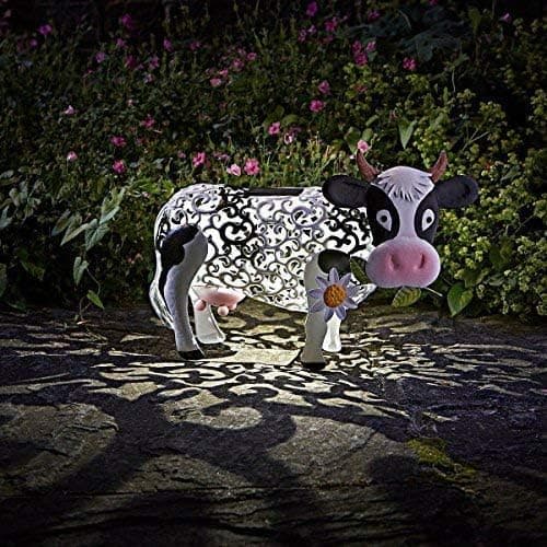 *Solcellebelysning LED Giraf Kylling Kobber Metaleffekt Have*_tfrf