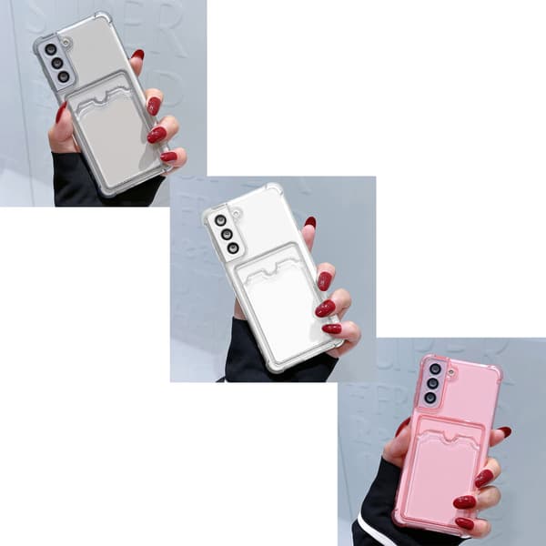 Galaxy A14 5G, Deksel, Beskyttelse, Kortlomme, Rosa