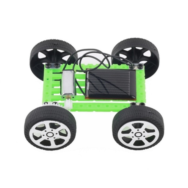 1. Mini Solarleketøy DIY Bil Barn Pedagogisk Puslespill IQ Gadget Multicolor 8*7.1*3.2cm