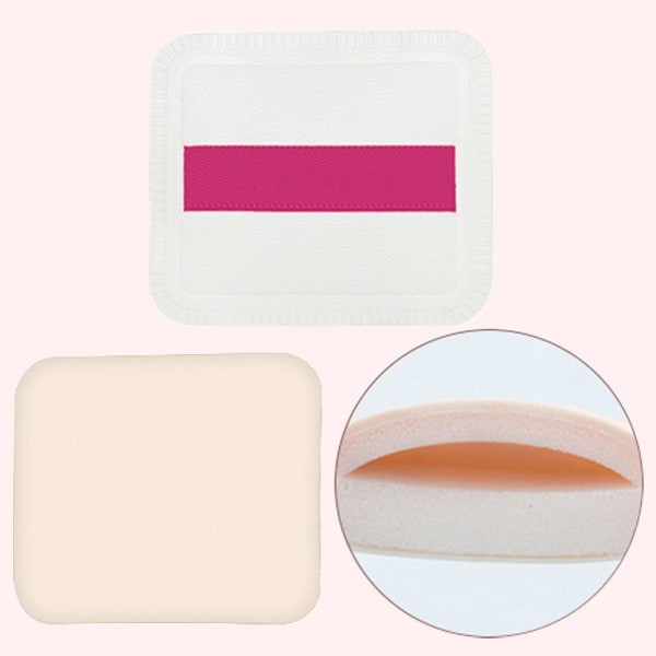 Kosmetisk puff smink foundation puder svamp puff, fyrkantig