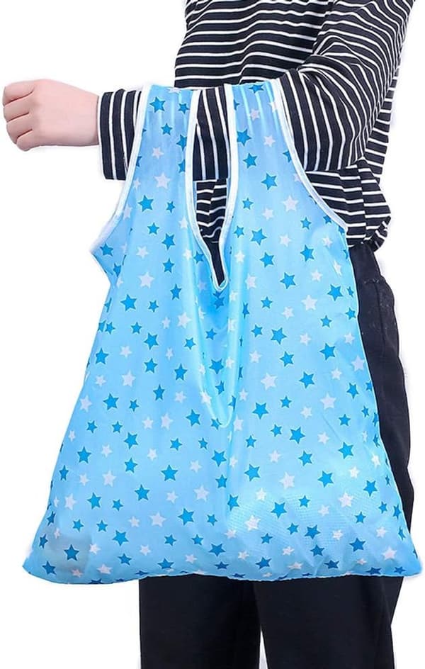 Pieces Vikbara Väskor - 190T Polyester - 26g Varje - Fälls ihop till Väska (Slumpmässig Färg)