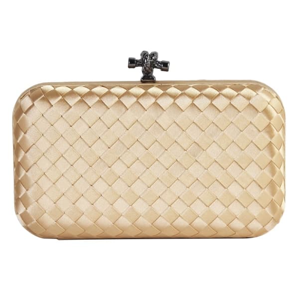 Vævet Clutch, Vintage Designer Håndlavet