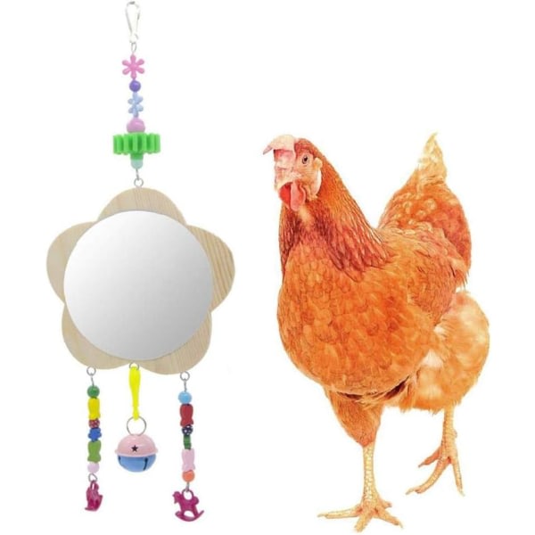 Kyllingleker Kylling Tre Speil Toy Roosters Kylling Coop Toy