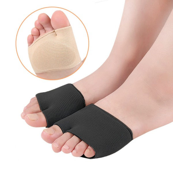 1 par Hallux Valgus Skydd - Framfoten Super Mjukt Skydd svart L