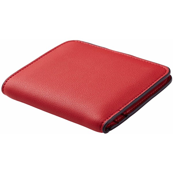 Damer RFID-blockerande liten kompakt bifold lyxig äkta läder plånbok dam mini plånbok med ID-fönster