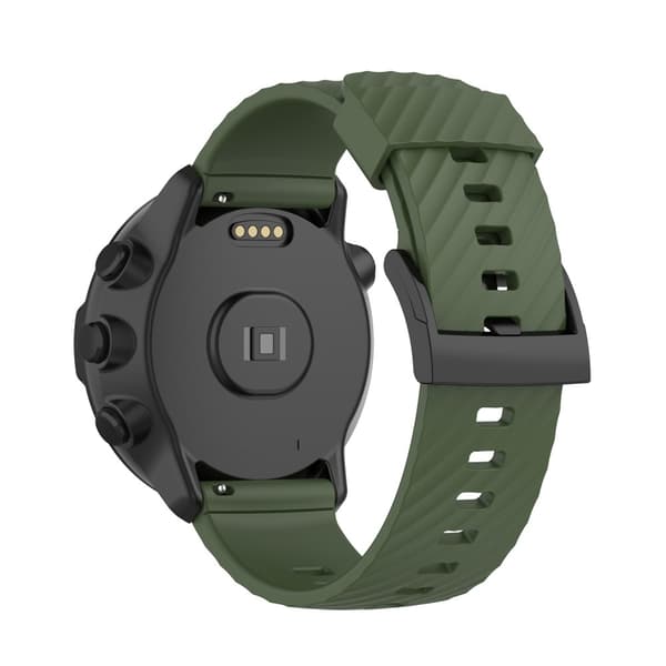 Silikone Armbånd Til Suunto (24mm) Mørkegrøn 25