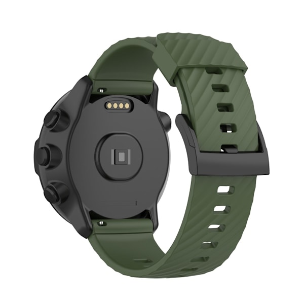 Silikoni Ranneke yhteensopiva Suunnon kanssa (24mm) Tummanvihreä 25