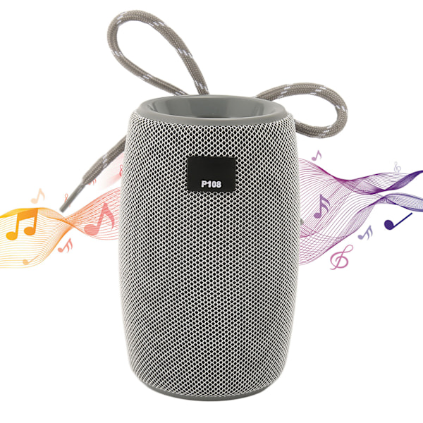 Trådlös Bluetooth-högtalare Kraftfullt Stereoljud Bärbar Subwoofer Bashögtalare för Hemmabruk Fest Spel