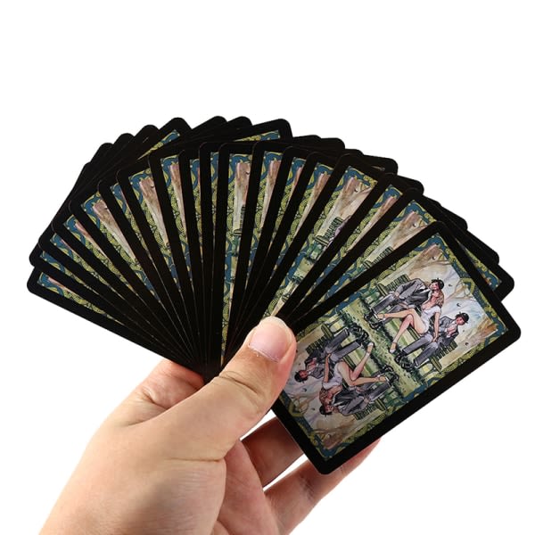 Iron Box Manara Oracle Card Tarot Fate Divination Deck Party Bo Flerfarget én størrelse
