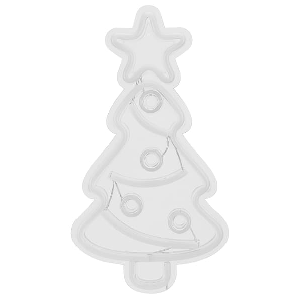 Julgrans Neonljusskylt USB-driven LED Neonljus Väggdekoration
