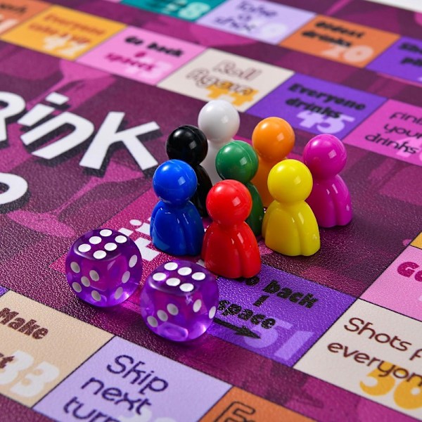 Nytt Drickspel Brädspel Set Drickfest Drickspelet