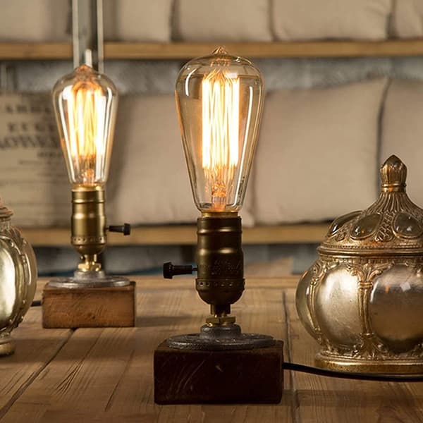 3-pack Glödlampa E27 40W ST64 Retro Edison - Varmvit - Perfet_tfrf