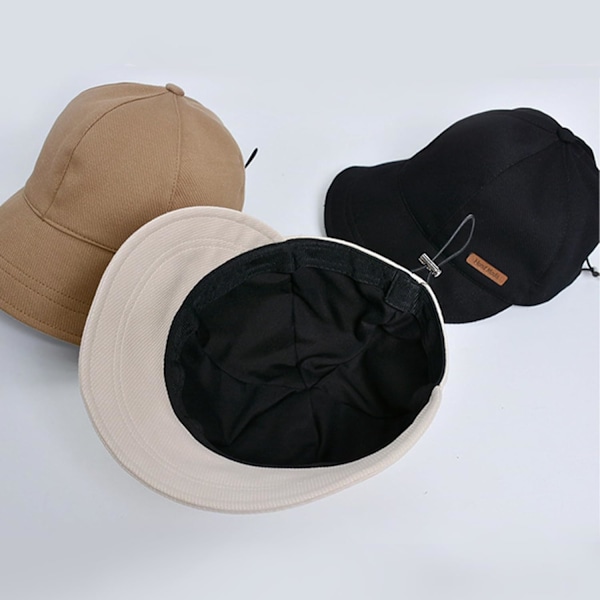 Bomullsbaseballkeps för damer för våren - Bomullsgolfsolhatt för vår sommar utomhus (mjuk brätte, vikbar och packbar) Khaki