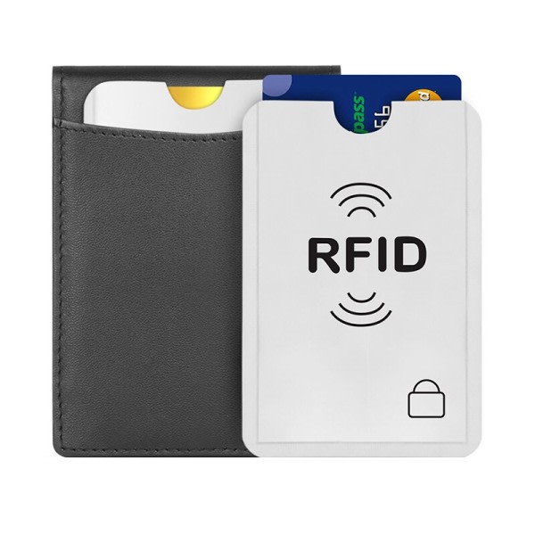 10 stk RFID-blokkerende kreditkortbeskyttelse i aluminiumfolie