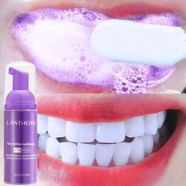 Tannbleking Booster Fargekorrigerende Lila Tannbleking 50ml null ingen