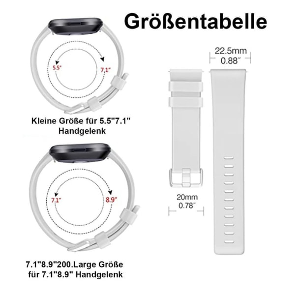 Smartwatch-bandbytesband som är kompatibla med Fitbit Versa 2