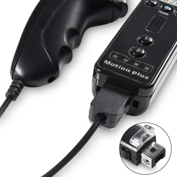 Wii Nunchuck-kontroller, 2-pack Nunchuk-kontroller ersättning - Perfekt