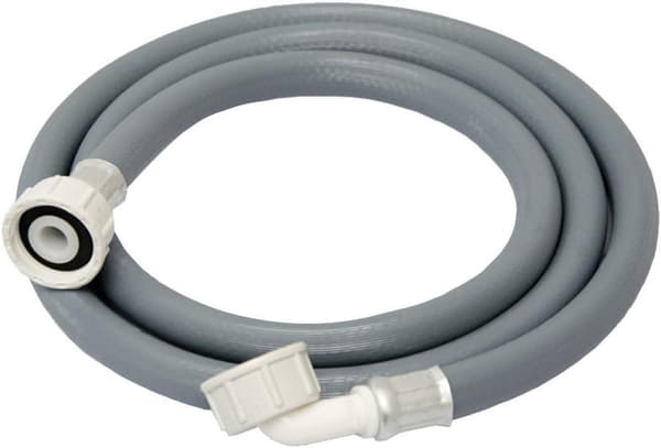 Washing Machine Inlet Hose - Suitable for Washing Machines and Dishwashers - Grey - Plastic - 1 pc.