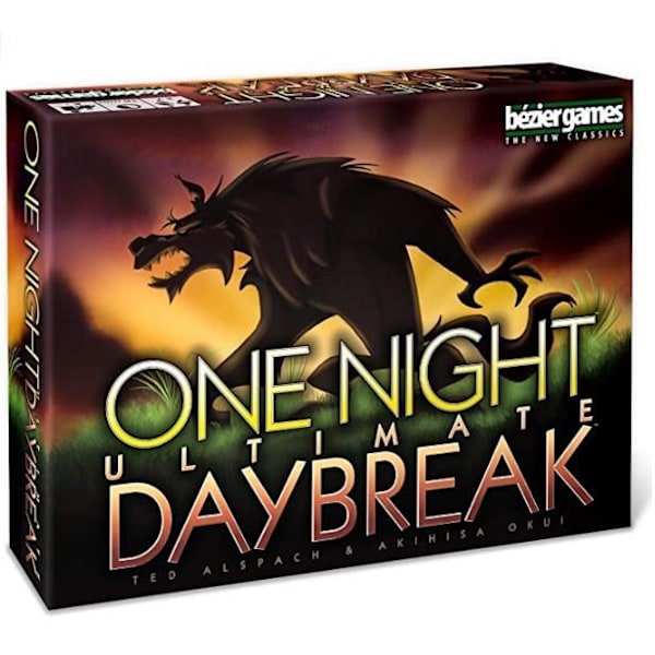 Engelsk version brætspil legetøj One Night Daybreak