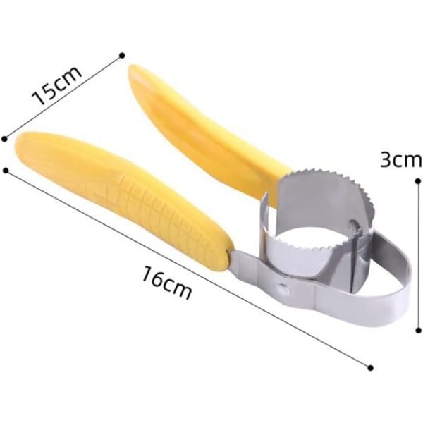 CDQ Majskolbe Stripper Cutter Thresher Kernel Remover Köksprylar - 2 stk